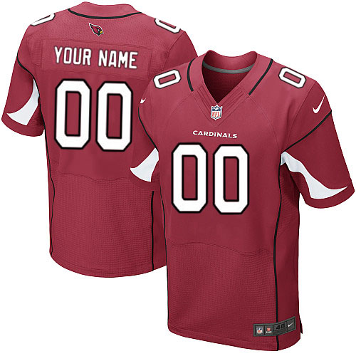 Nike Arizona Cardinals Customized Red Stitched Elite Men's NFL Jersey